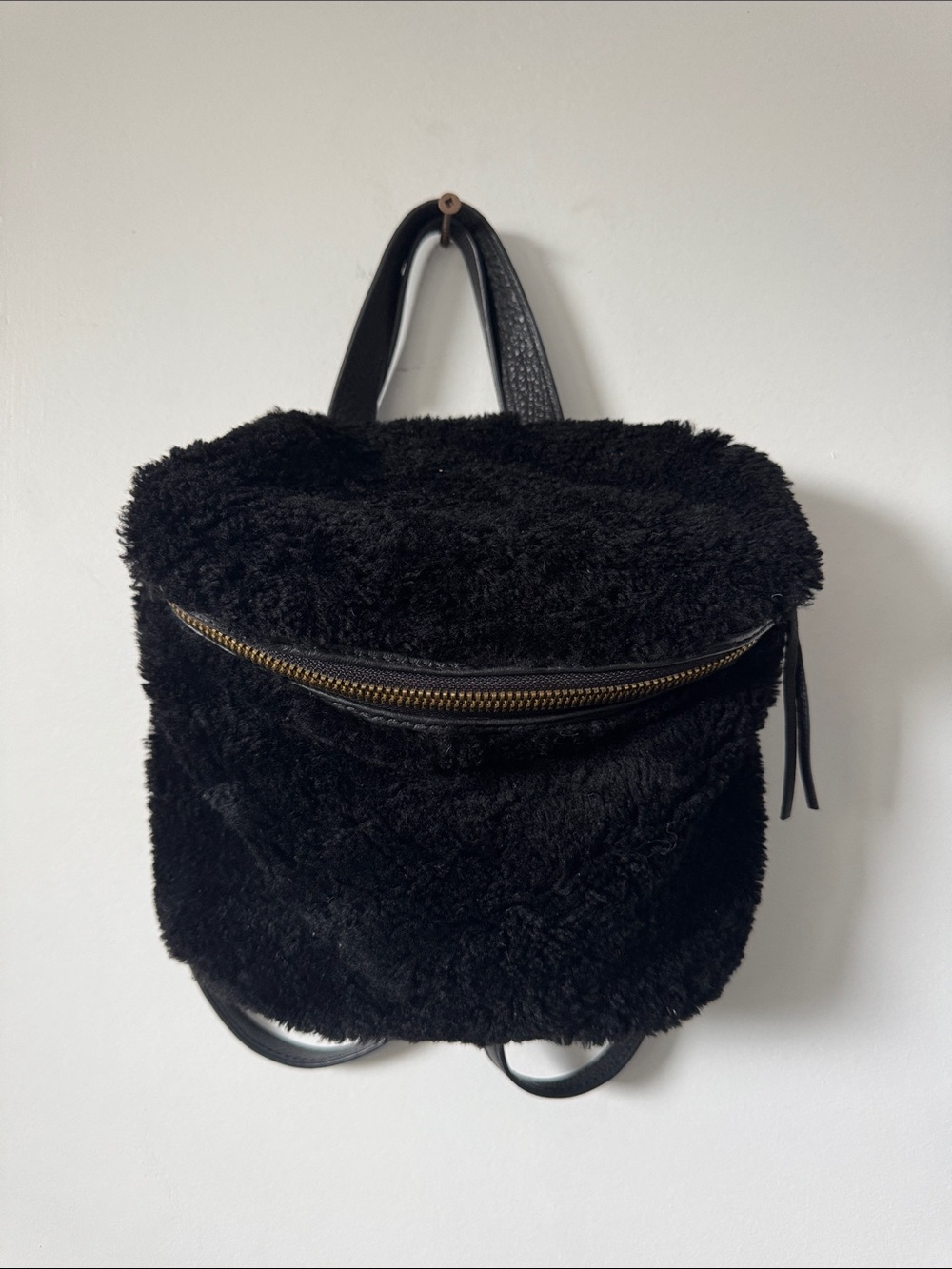Genuine Leather Black Crossbody Bag Margot